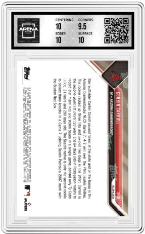 2023 Topps Now Corbin Carroll #1040 RC Baseball Arena Club 10