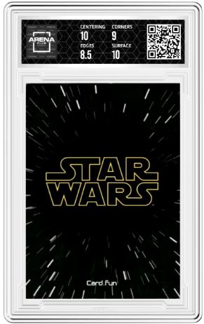 2023 Star Wars Global Art Character Painting Princess Leia Organa #SW01-005 AC 9