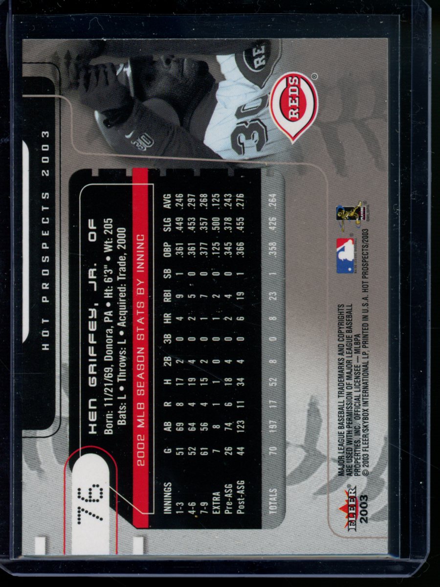 2003 Fleer Hot Prospects Ken Griffey Jr. #30 Baseball