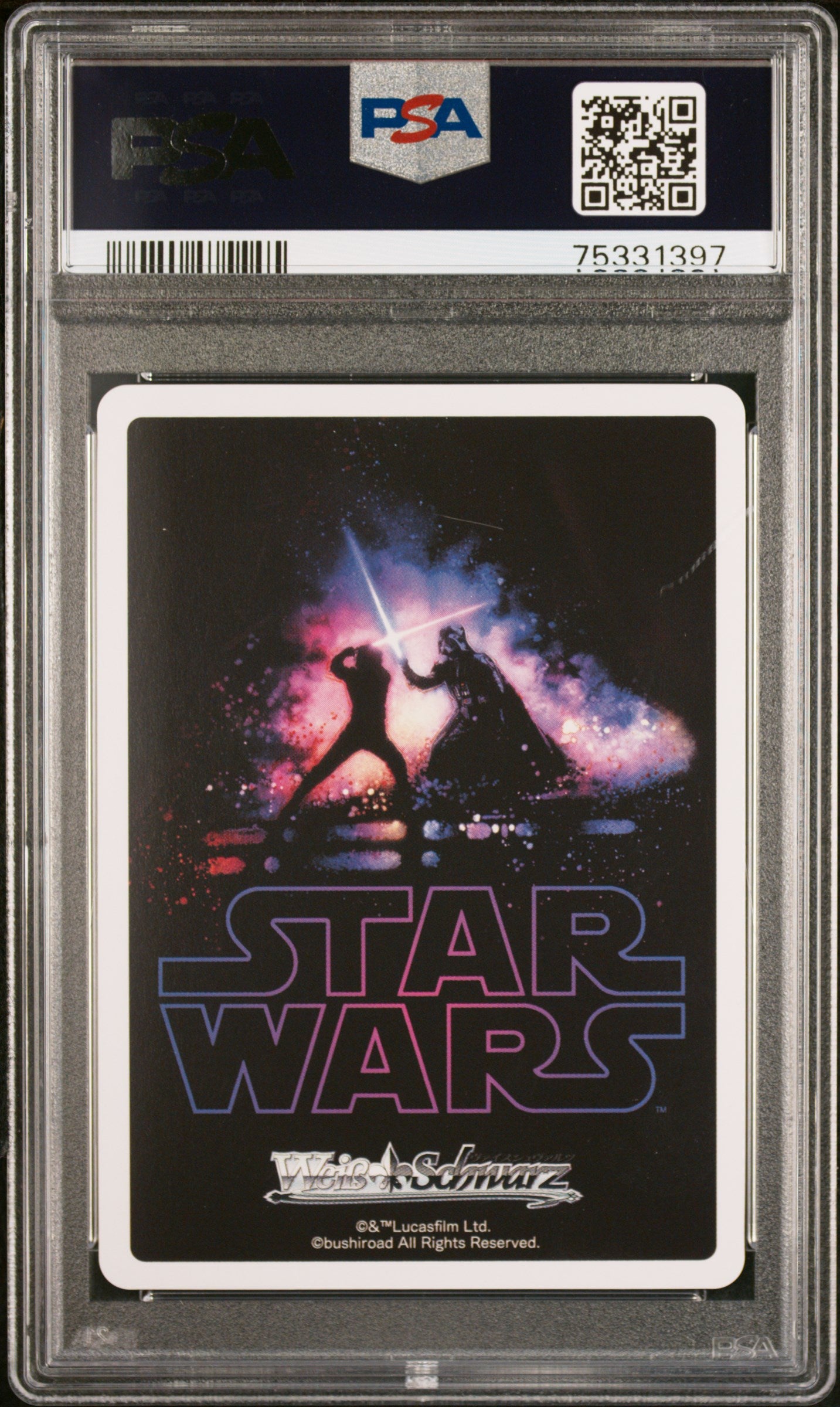 "star Wars" Kylo Ren #122 Japanese SW/S49 PSA 10 2022 Weiss Schwarz Star Wars