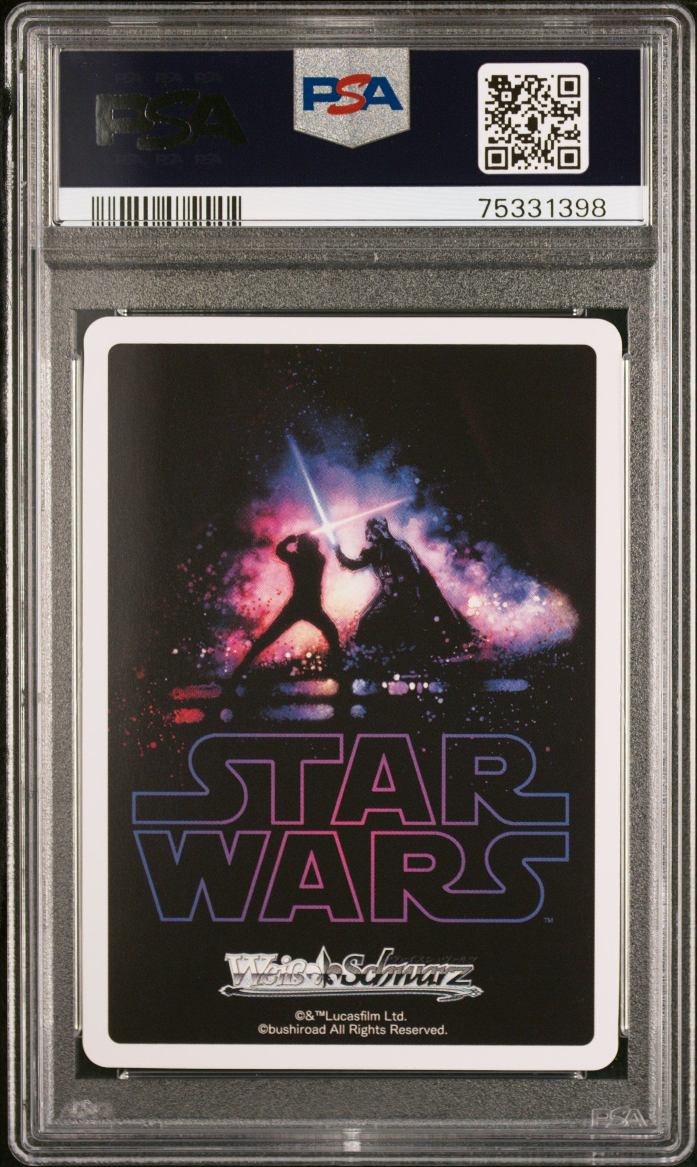 "bshh. True Form" Leia #035 Japanese SW/S49 PSA 10 2022 Weiss Schwarz Star Wars