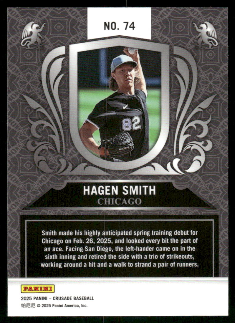 2025 Panini Crusade Hagen Smith #74 Baseball