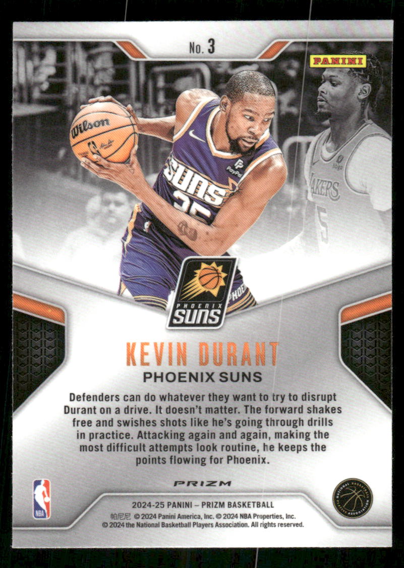 2024-25 Panini Prizm Dominance Kevin Durant #3 Green Basketball