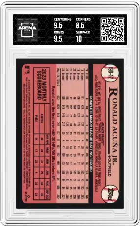 2024 Topps Ronald Acuña Jr. #89B-17 89 Topps Mega Box Foil Arena Club 9