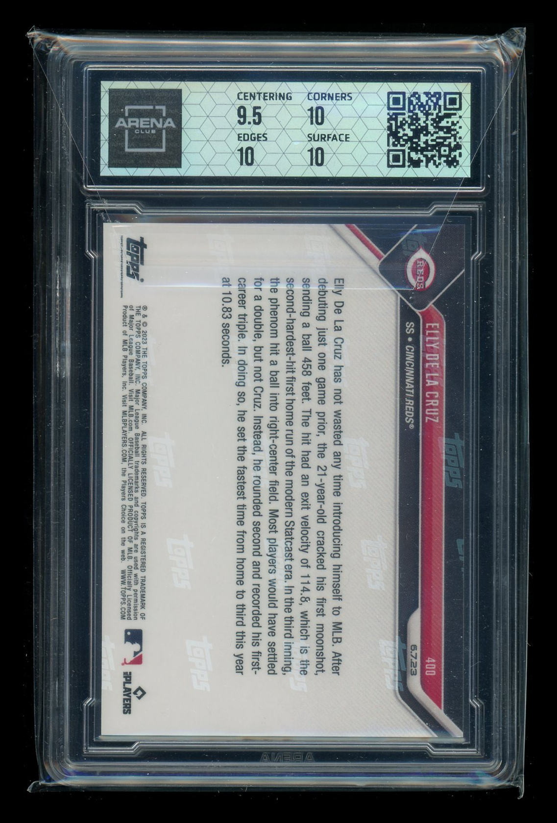 2023 Topps Now Elly De La Cruz #400 Baseball Arena Club 10