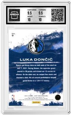 2020-21 Panini Court Kings Modern Strokes Luka Dončić #9 Arena Club 10