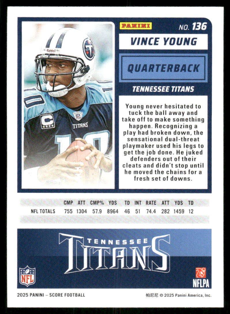 2025 Score A Treat Vince Young #136 Football