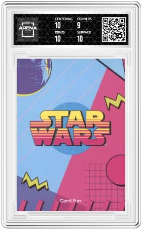2023 Star Wars Global Art Han Solo Chewbacca #SW01-069 Arena Club 9.5