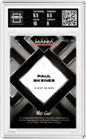 2024 Automania Paul Skenes #AMASQ-PS Square Mt Rushmore Donut Circles 1/15