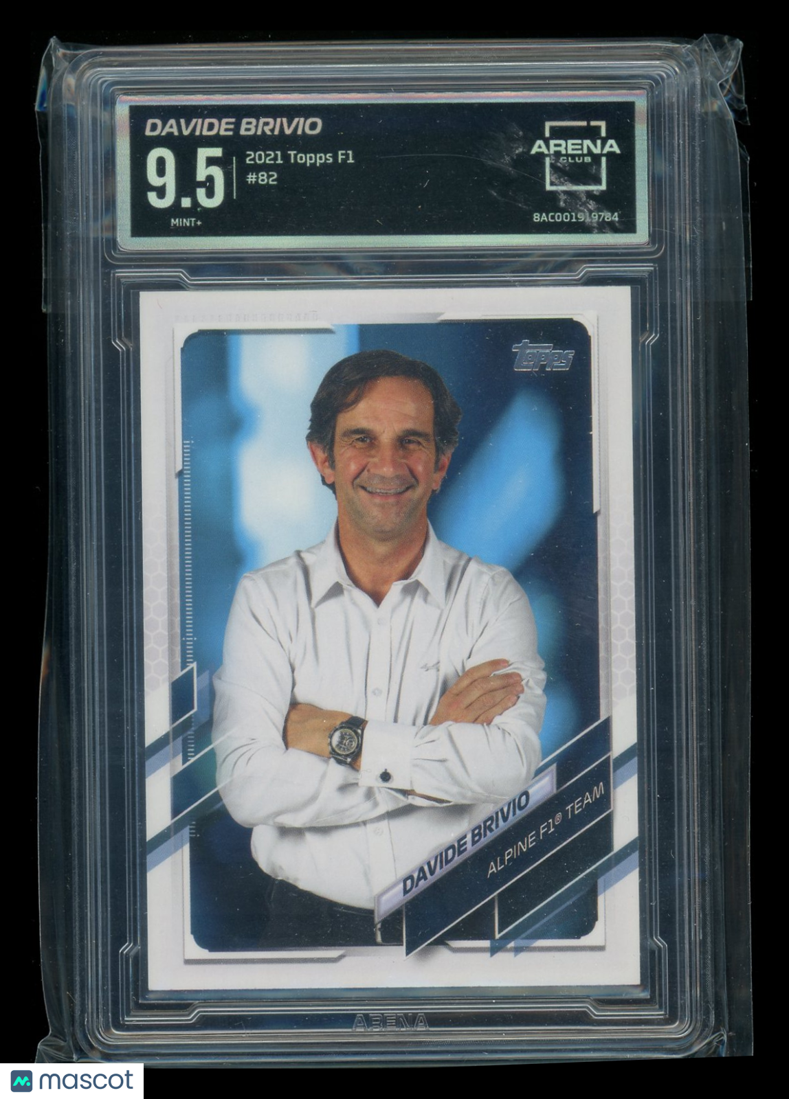 2021 Topps F1 Davide Brivio #82 Racing Arena Club 9.5