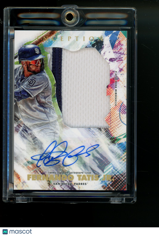 2020 Topps Inception Fernando Tatis Jr. #IAJP-FTJ Autograph Jumbo Patch 75/90