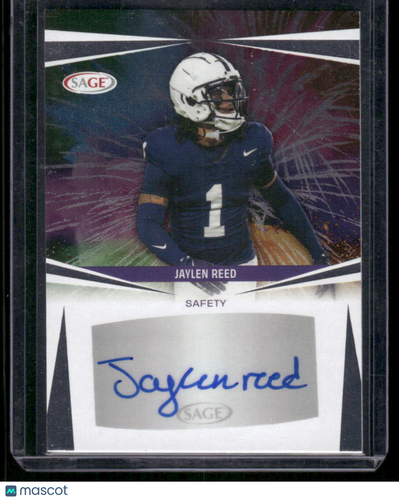 2025 SAGE Jaylen Reed #A-JR3 Autograph Football