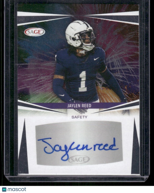 2025 SAGE Jaylen Reed #A-JR3 Autograph Football