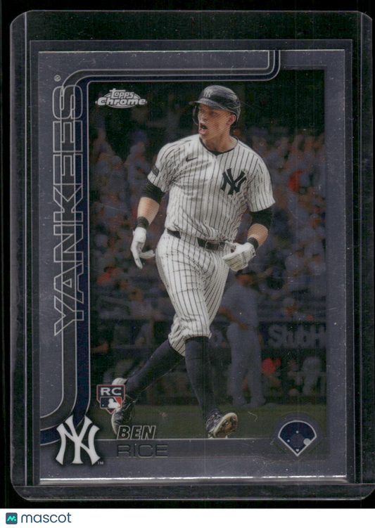 2025 Topps Chrome Ben Rice #139 RC Baseball