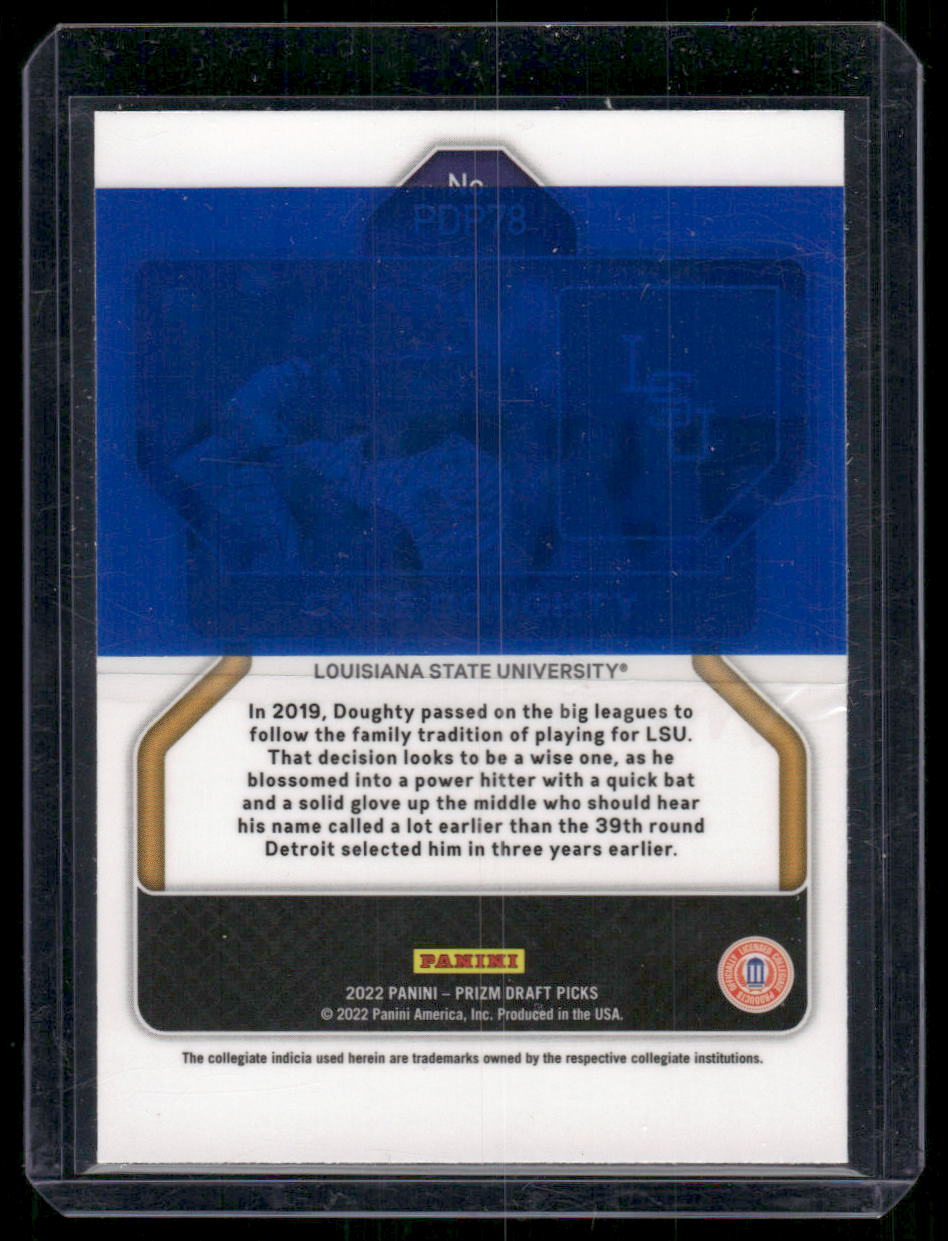 2022 Panini Prizm Draft Picks Cade Doughty #PDP148 Baseball