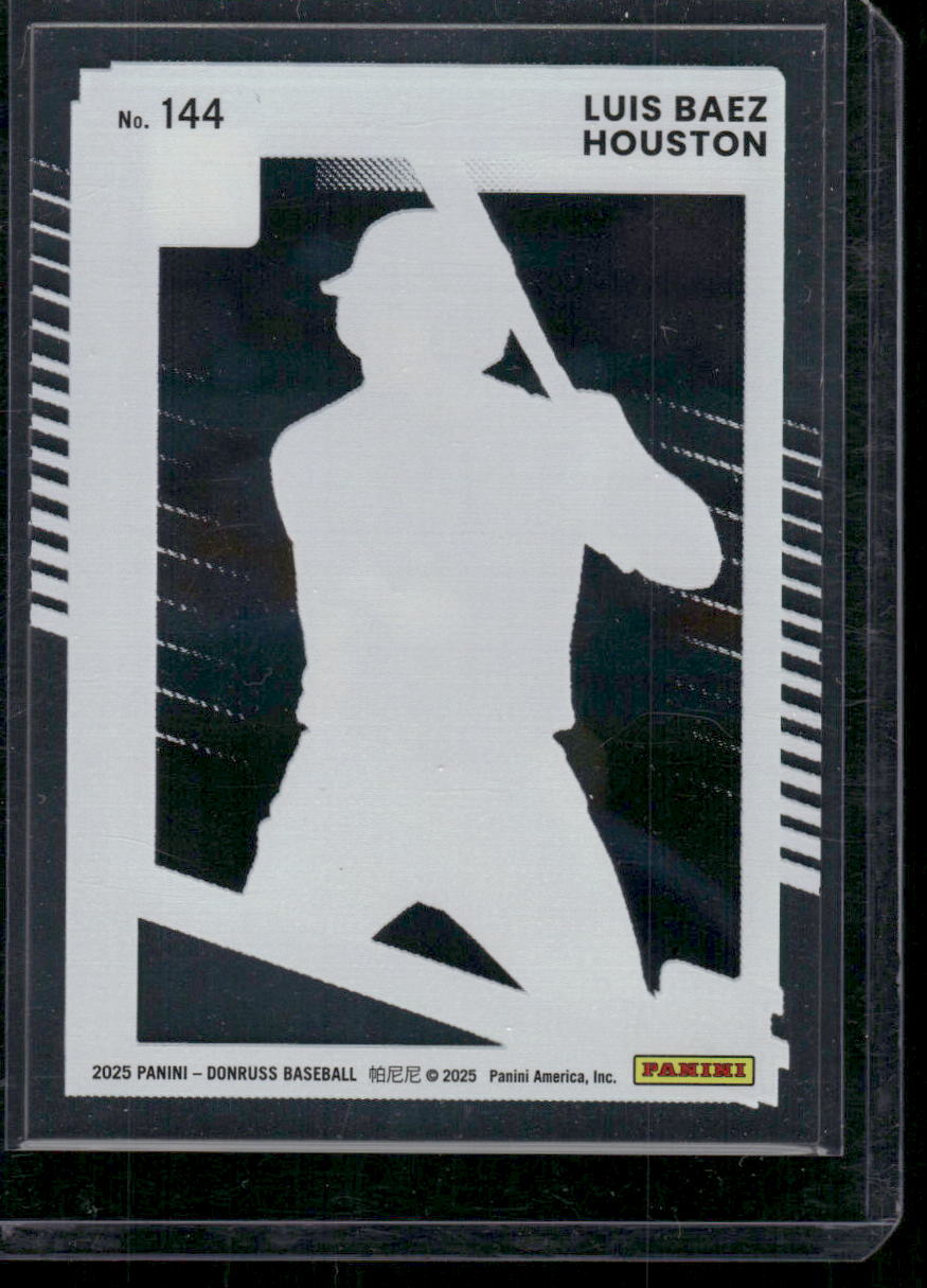 2025 Panini Donruss Rated Prospect Luis Baez #144 Clearly Rated Prospect