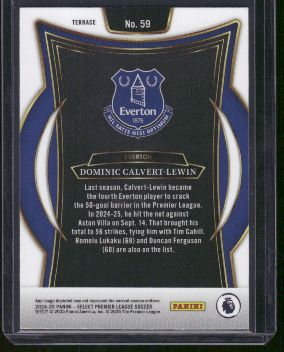 2024-25 Panini Select Premier League Soccer Dominic Calvert-Lewin #59 Soccer