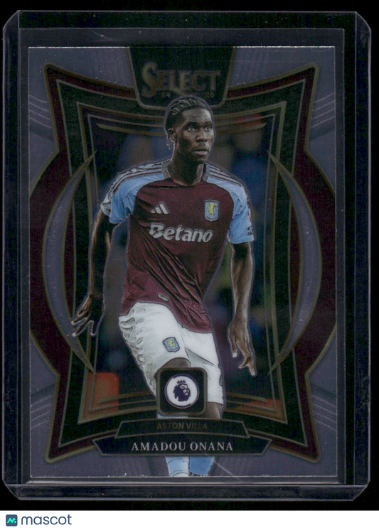 2024-25 Panini Select Premier League Soccer Amadou Onana #15 Soccer