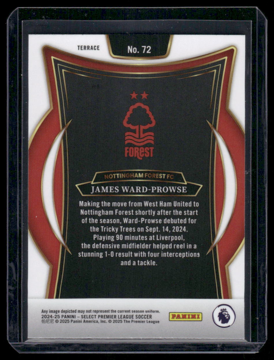 2024-25 Panini Select Premier League Soccer James Ward-Prowse #72 Soccer