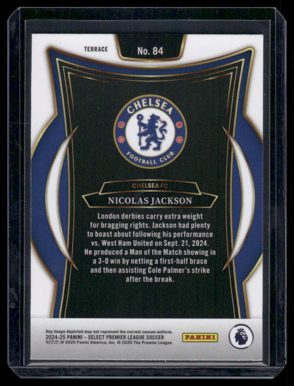 2024-25 Panini Select Premier League Soccer Nicolas Jackson #84 Soccer