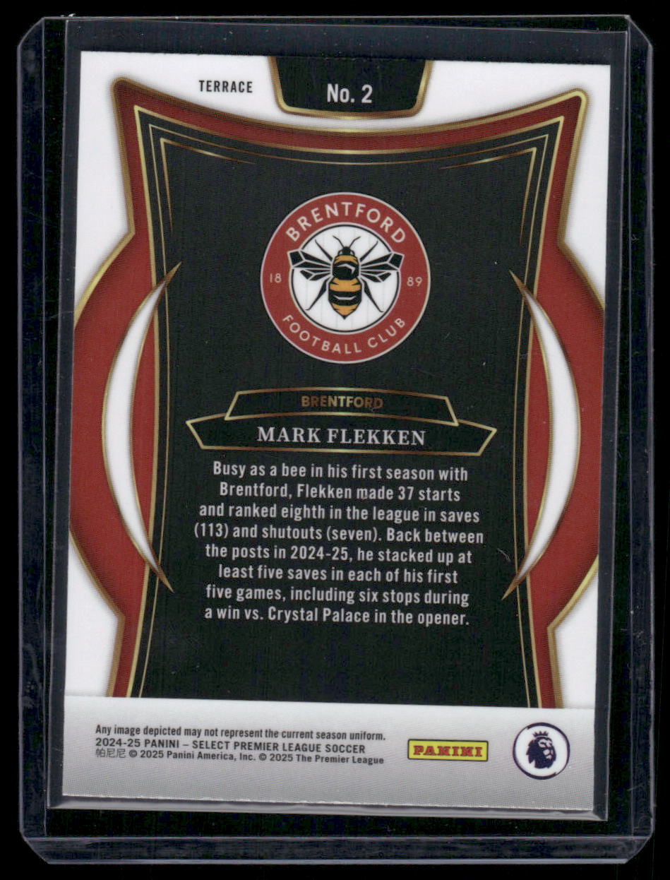 2024-25 Panini Select Premier League Terrace Mark Flekken #2 Soccer