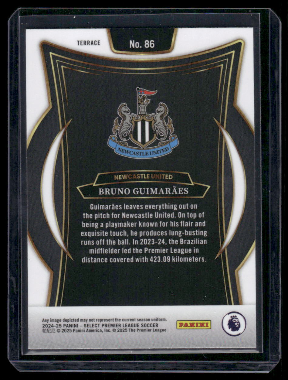 2025 Panini Select Bruno Guimarães #86 Soccer