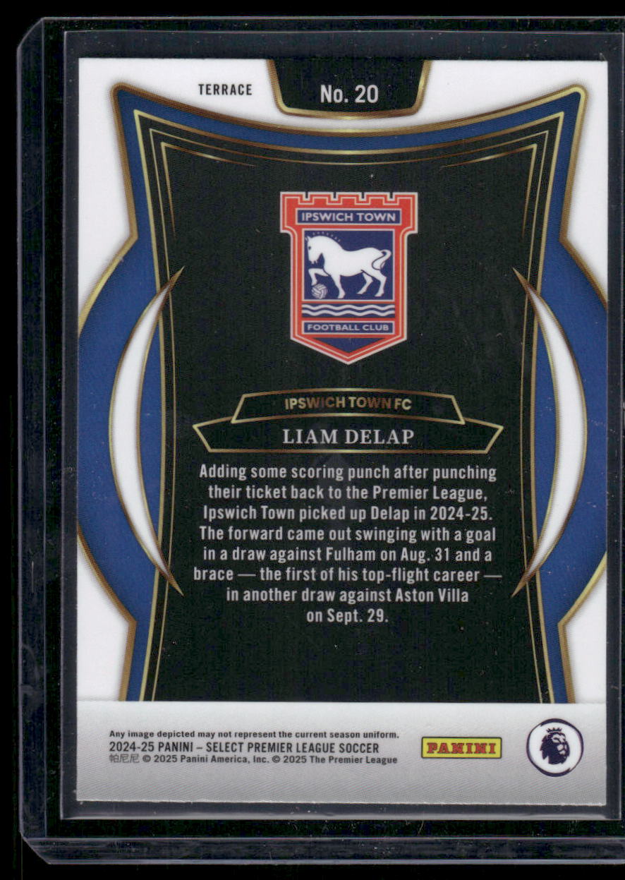 2024-25 Panini Select Premier League Soccer Liam Delap #20 Soccer