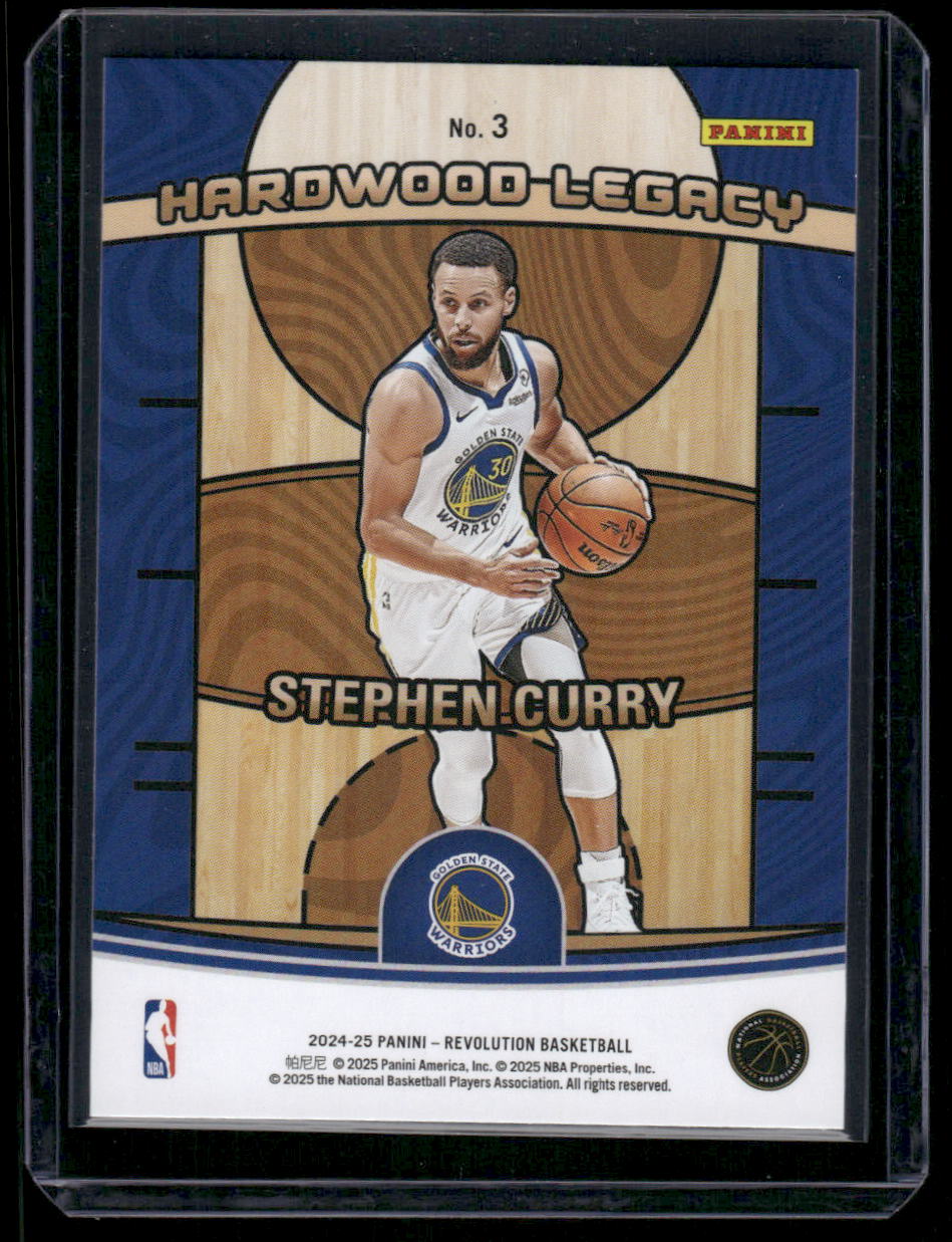2024-25 Panini Revolution Hardwood Legacy Stephen Curry #3 Basketball