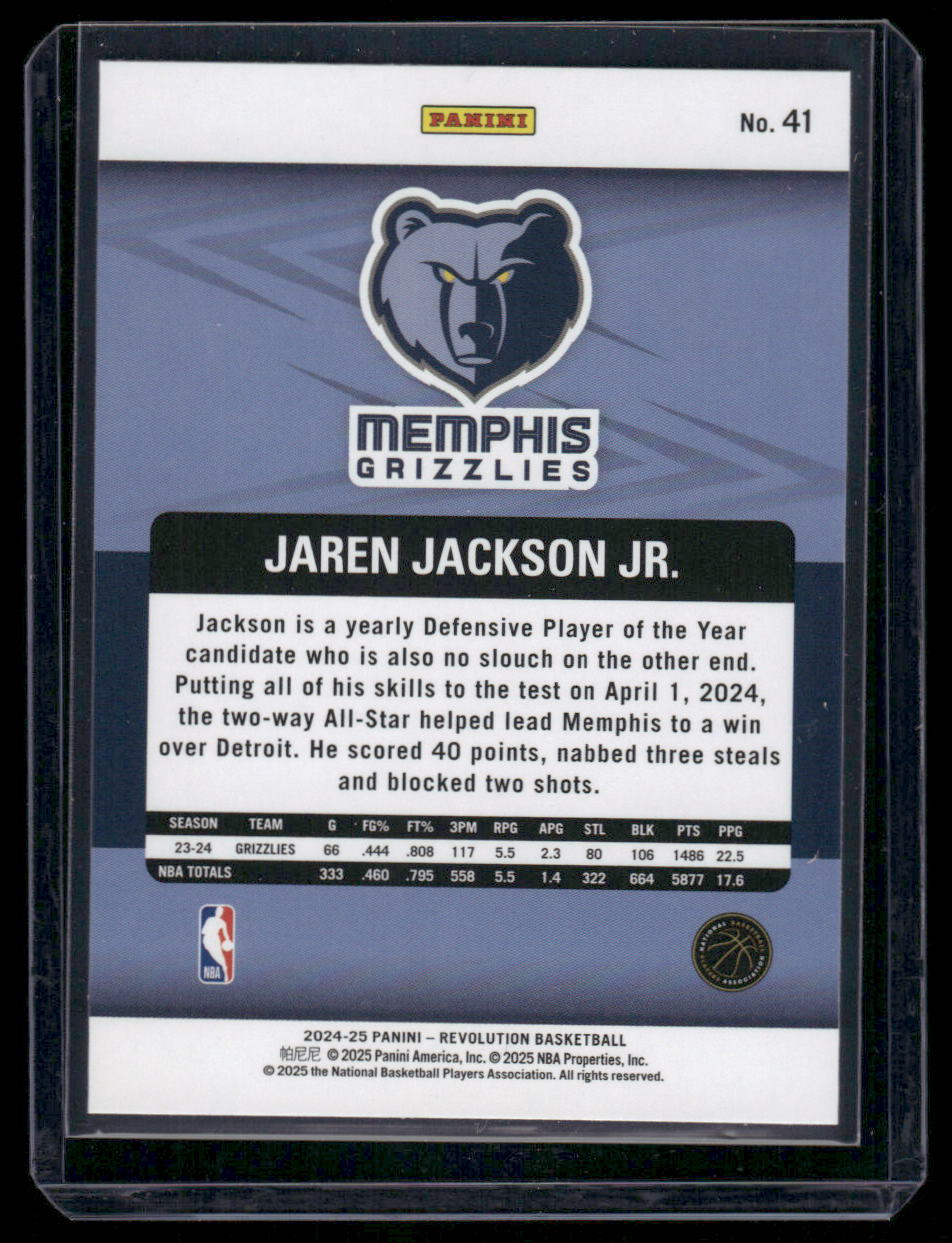 2024-25 Panini Revolution Jaren Jackson Jr. #41 Basketball