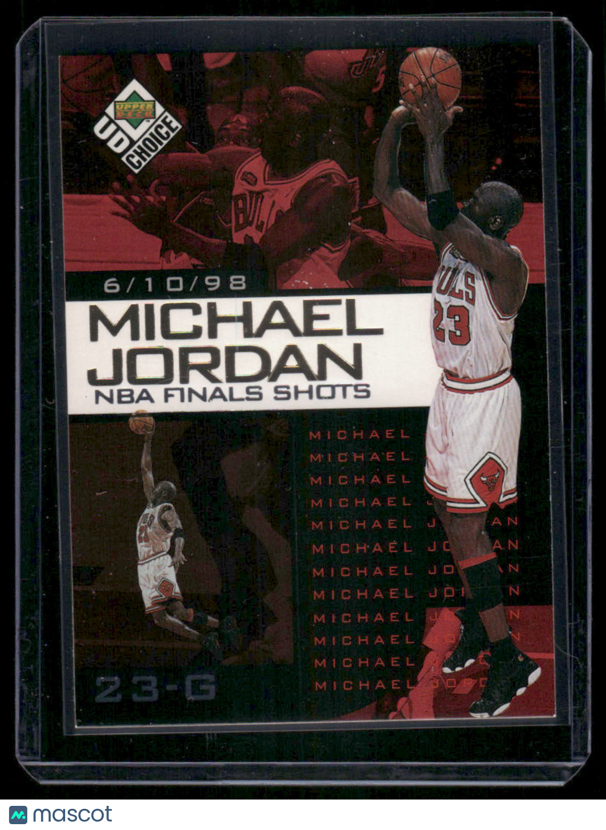 1998 Upper Deck UD Choice NBA Finals Shots Michael Jordan #23-G Basketball