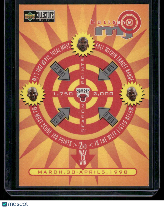 1997-98 Upper Deck Collector's Choice Bullseye Michael Jordan #B21 Basketball
