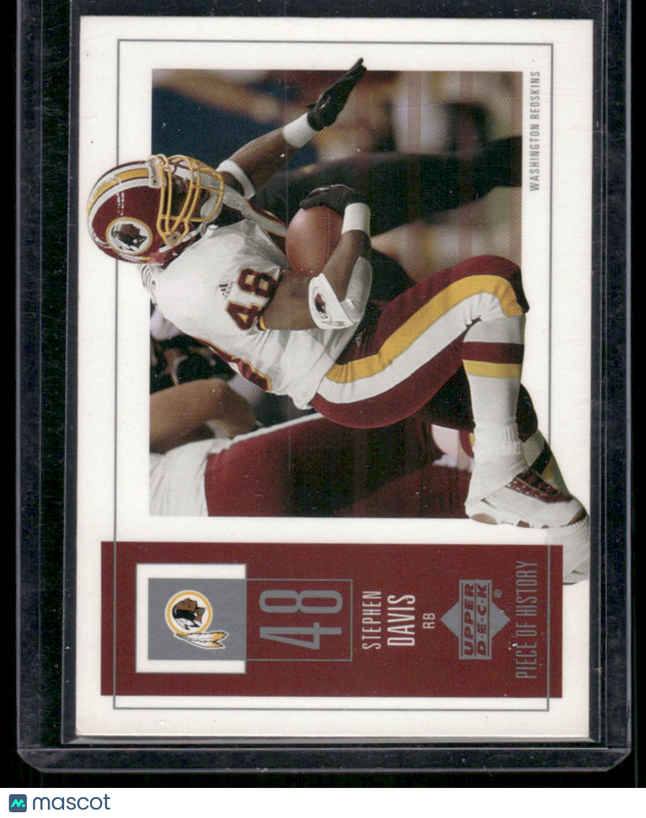 2002 Upper Deck Piece of History Stephen Davis #99 Football