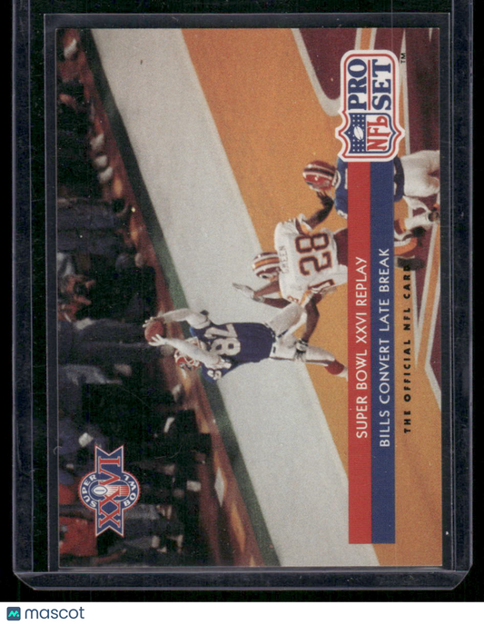 1992 Pro Set Super Bowl XXVI Replay Super Bowl XXVI #71 Football
