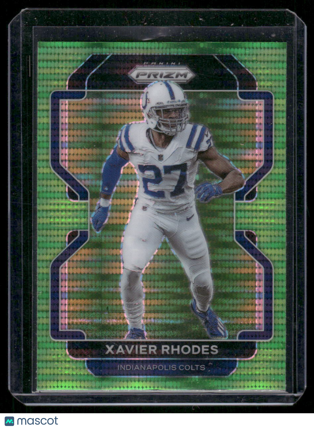 2021 Panini Prizm Football Xavier Rhodes #29 Green Football