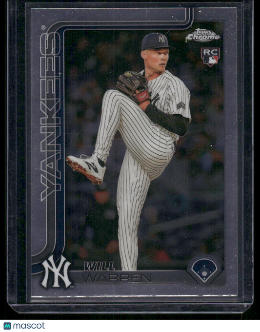2025 Topps Chrome Will Warren #81 RC Baseball