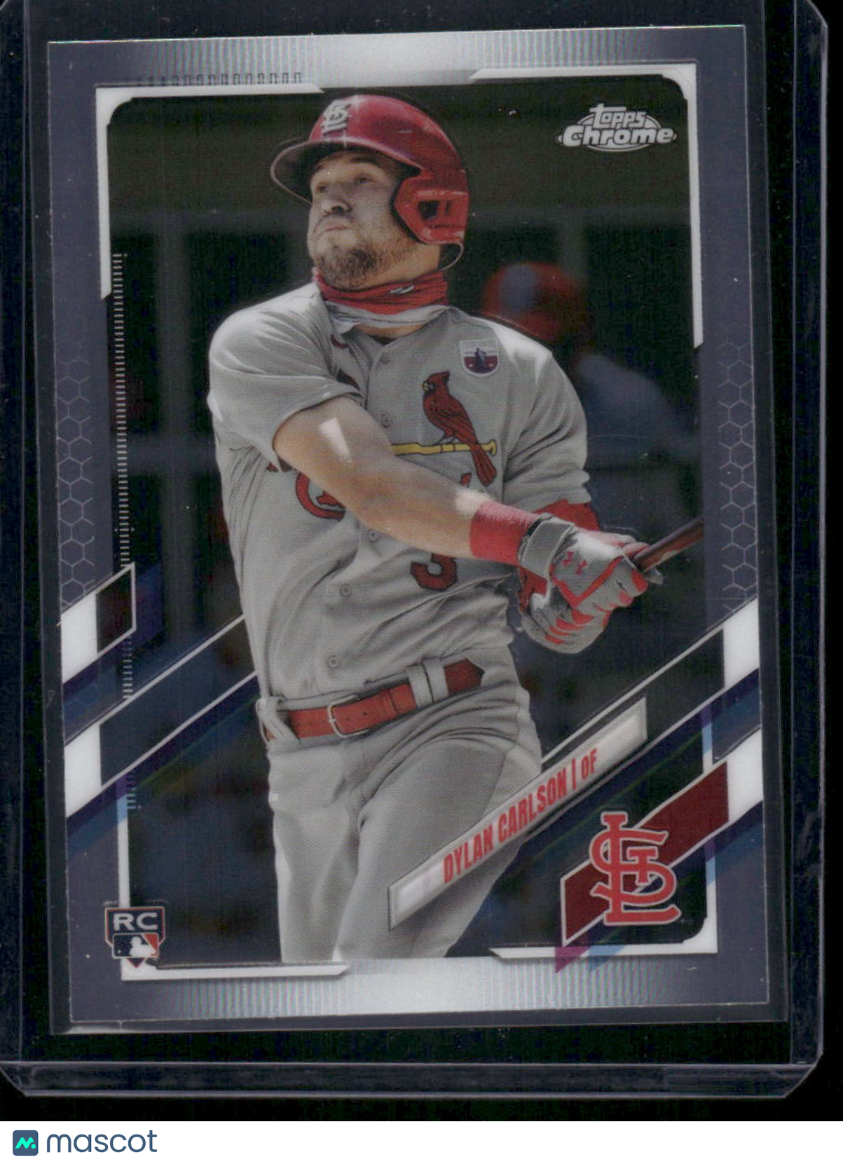 2021 Topps Chrome Dylan Carlson #140 RC Baseball