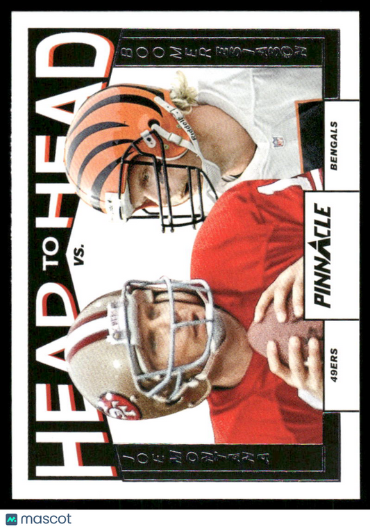2025 Pinnacle Head to Head Encore Joe Montana Boomer Esiason #14 Football