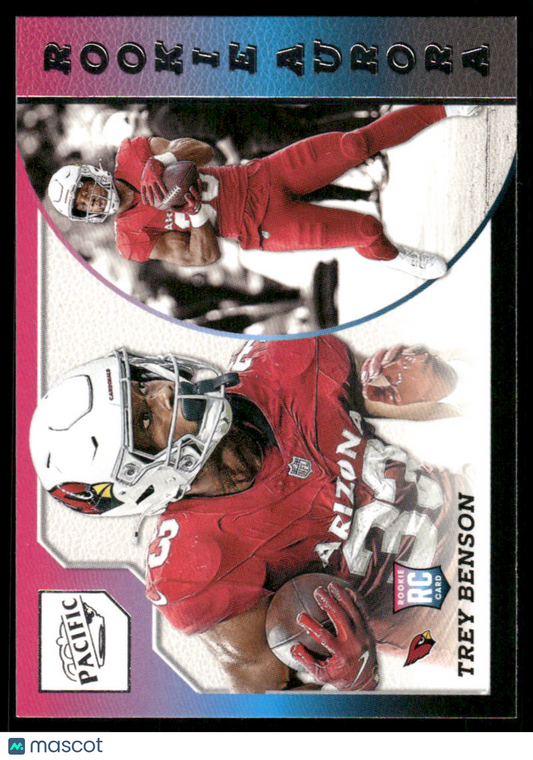 2025 Panini Pacific Rookie Aurora Trey Benson #13 RC Football