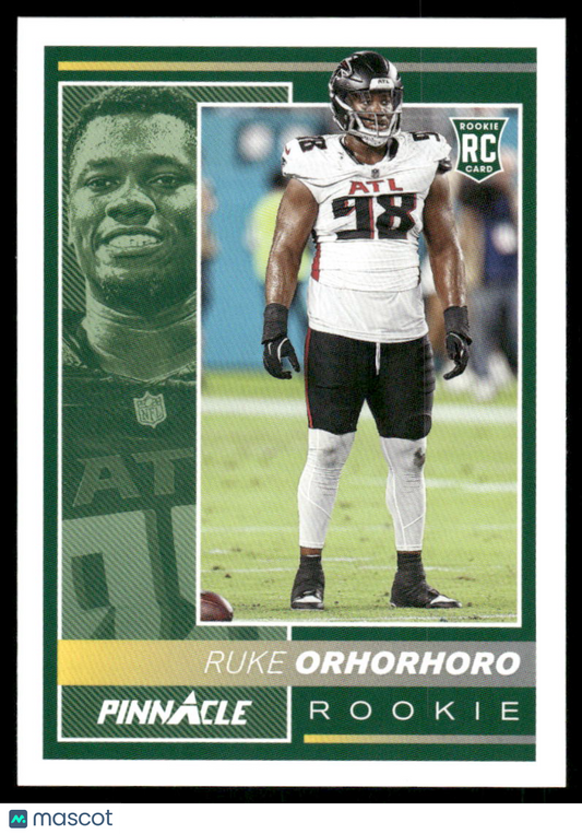 2025 Panini Pinnacle Ruke Orhorhoro #287 RC Football