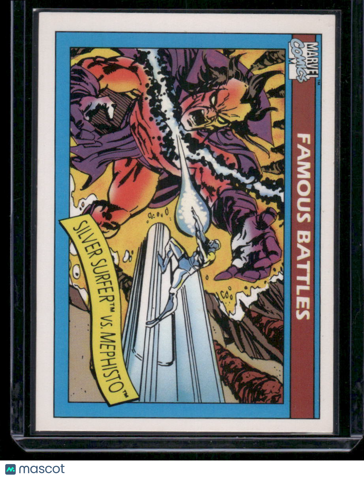 1990 Marvel Universe Mephisto Silver Surfer #96