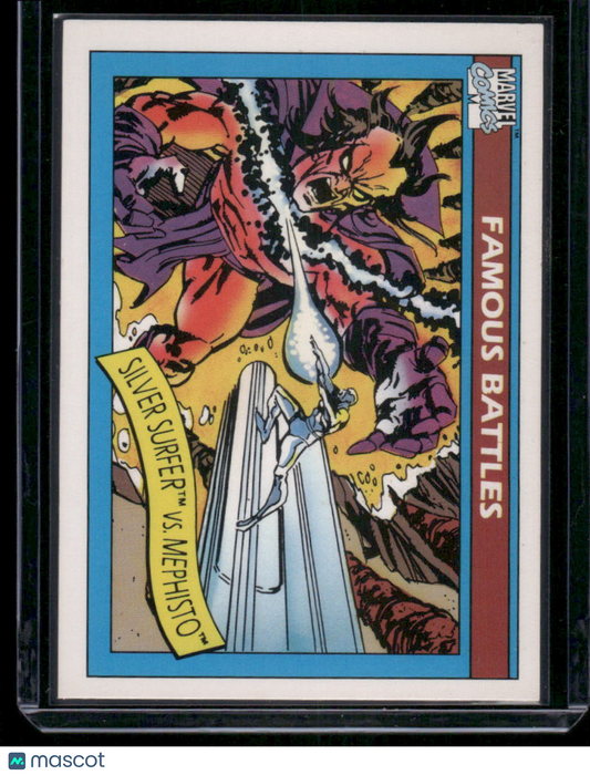 1990 Marvel Universe Mephisto Silver Surfer #96