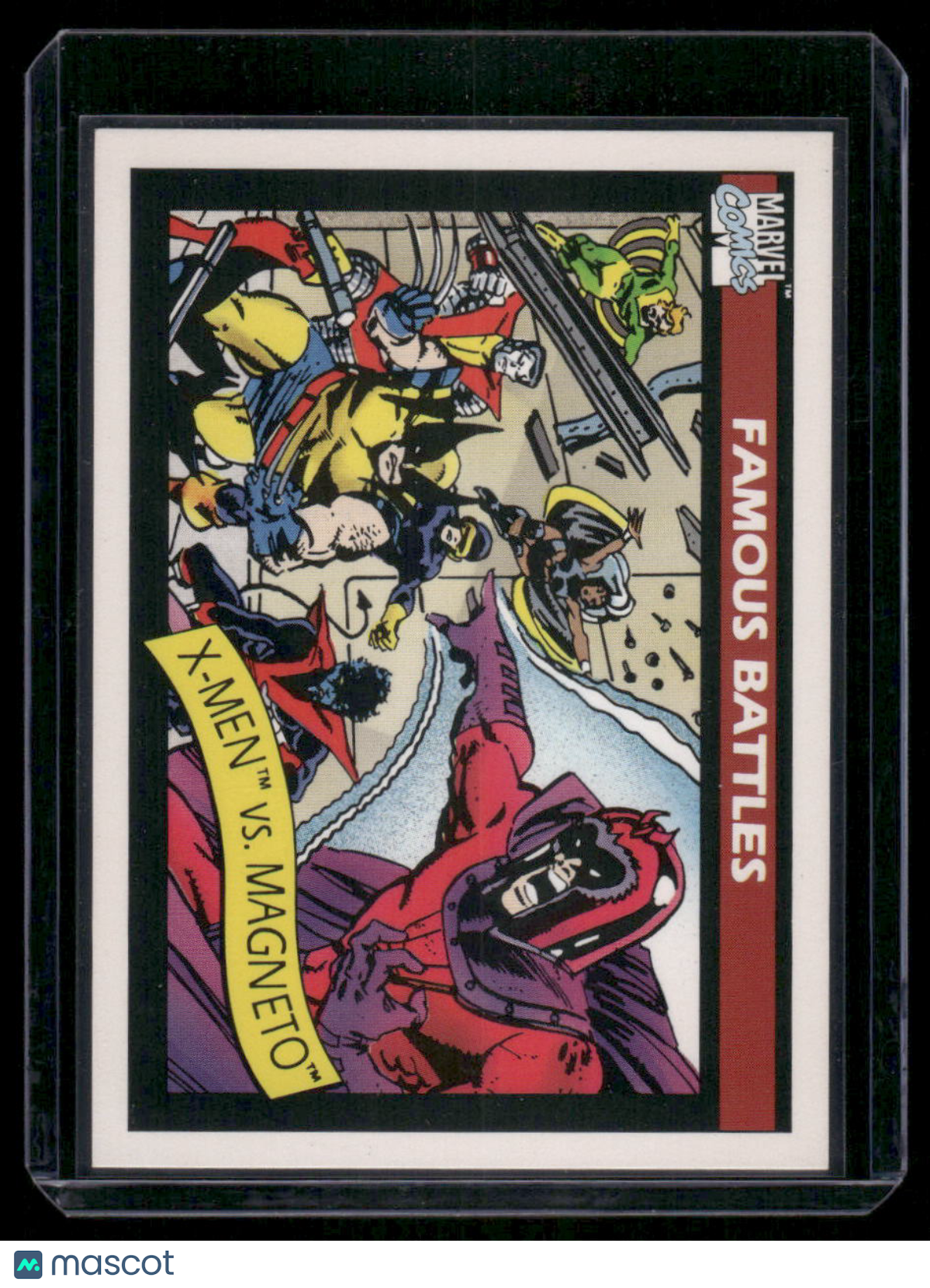 1990 Marvel Universe Colossus Wolverine Nightcrawler Cyclops Banshee Storm Magneto #100