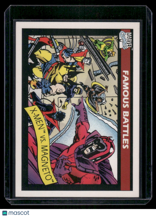 1990 Marvel Universe Colossus Wolverine Nightcrawler Cyclops Banshee Storm Magneto #100