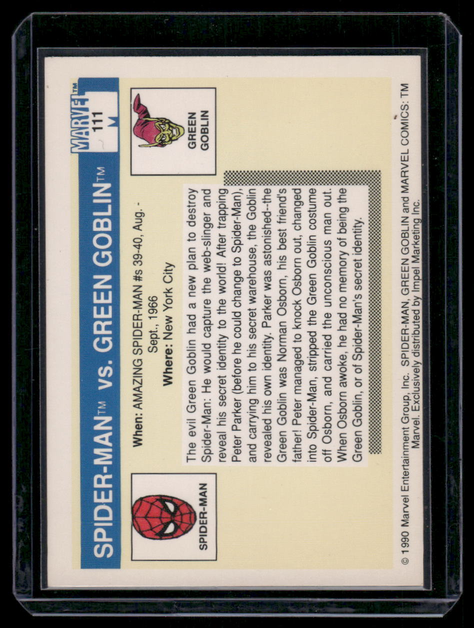 1990 Marvel Green Goblin Spider-Man #74