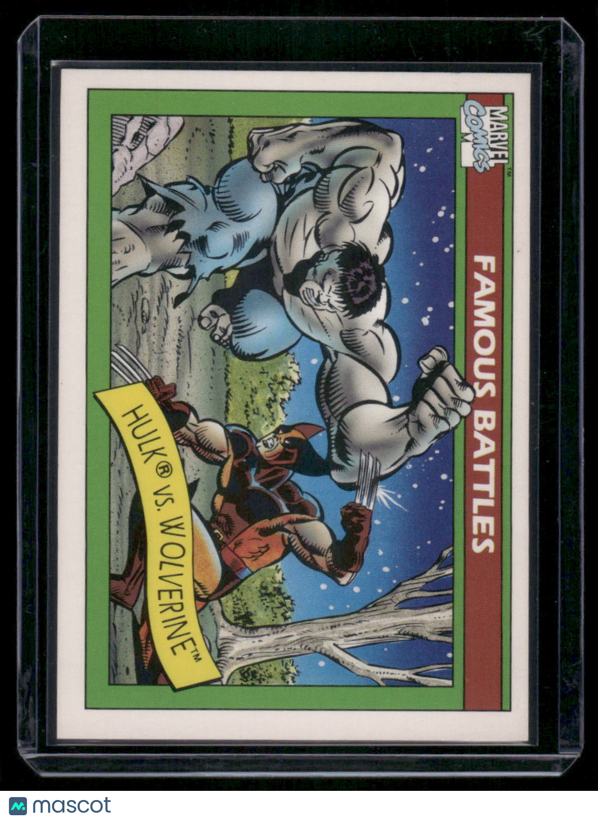 1990 Marvel Hulk Wolverine #113