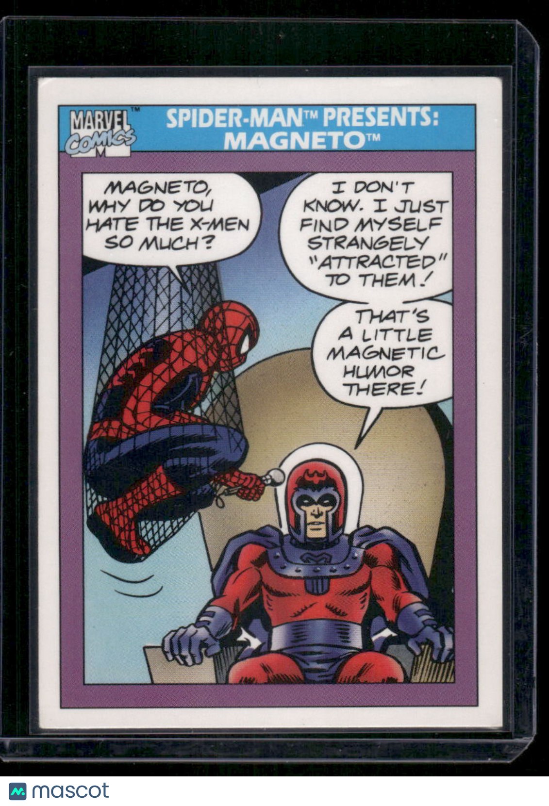 1990 Impel Marvel Comics Spider-Man Magneto #156