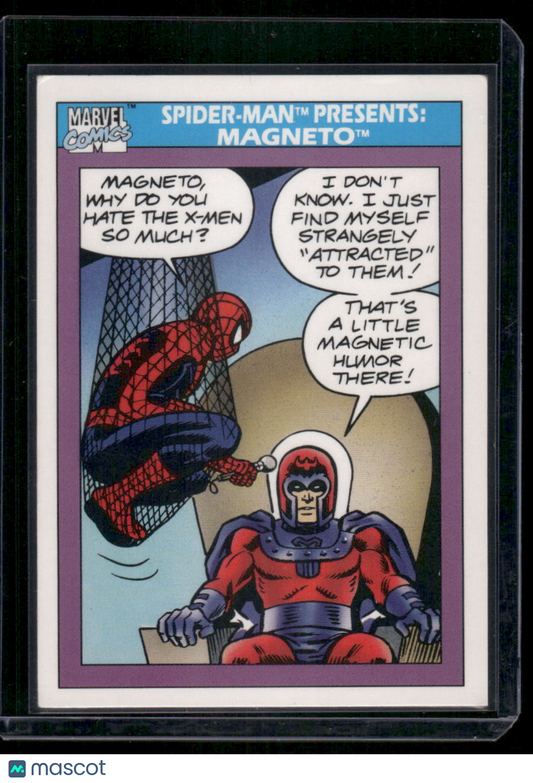 1990 Impel Marvel Comics Spider-Man Magneto #156
