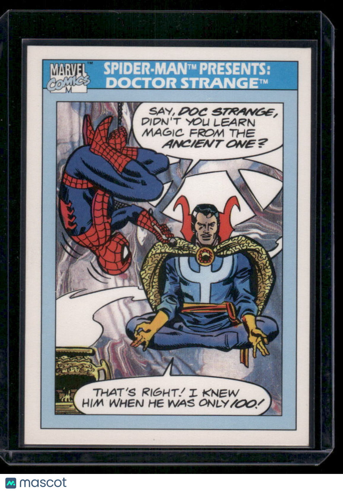 1990 Impel Marvel Comics Doctor Strange Spider-Man #158