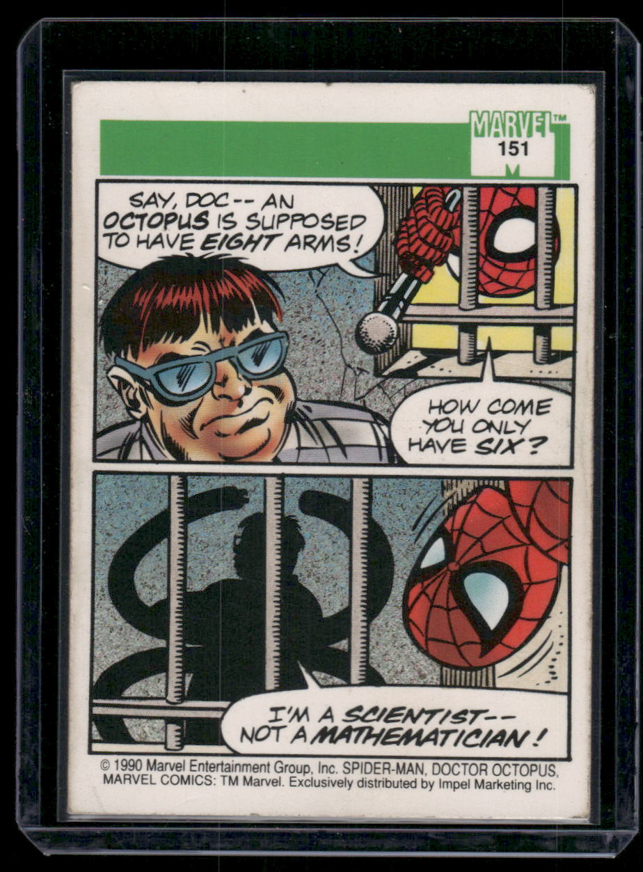 1990 Impel Marvel Comics Doctor Octopus Spider-Man #151