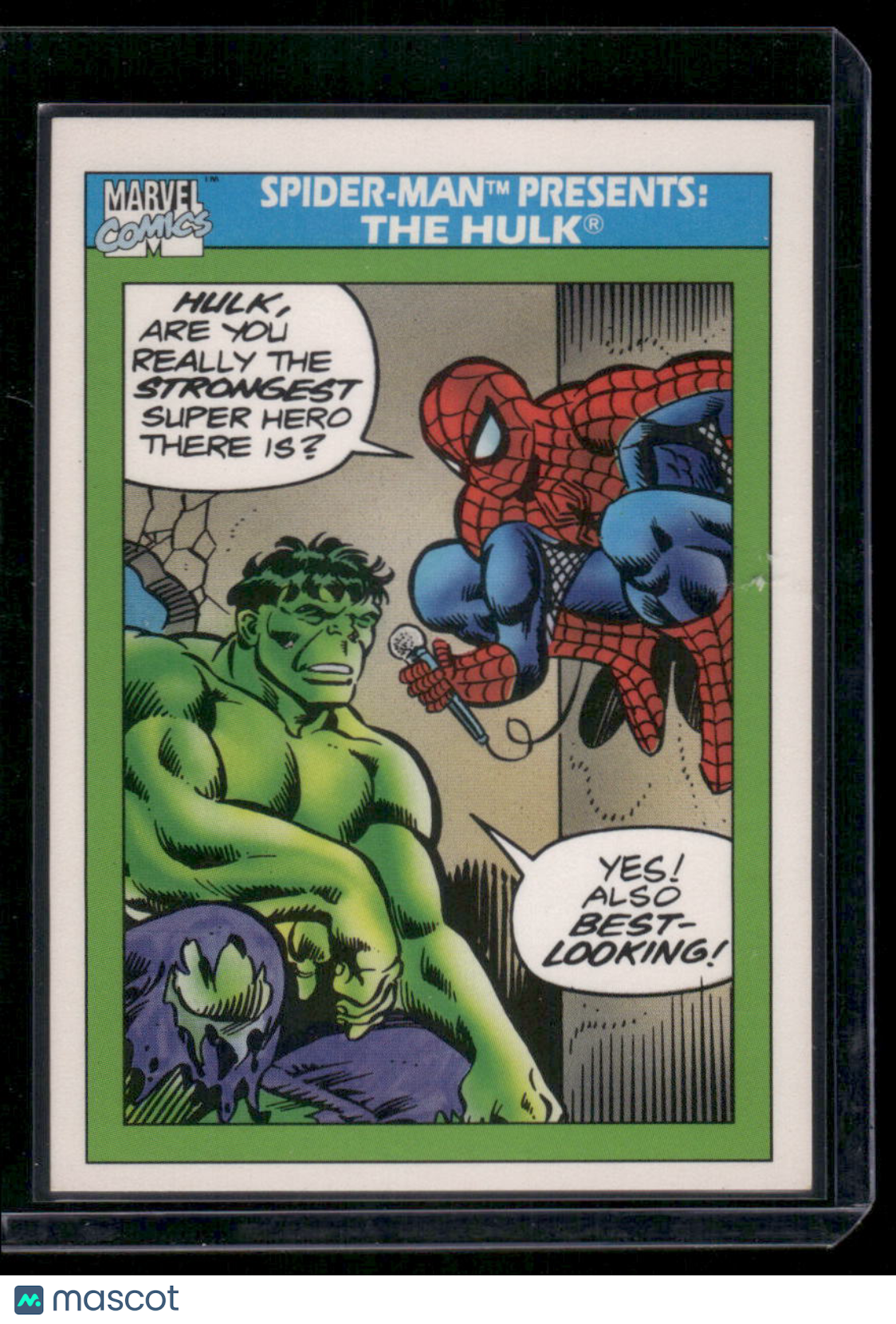 1990 Impel Marvel Comics The Hulk Spider-Man #152